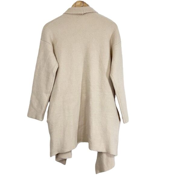 Baltic Born IL Ellison Lapel Cardigan Open Front Knit Waterfall Sweater S/M - Picture 7 of 9